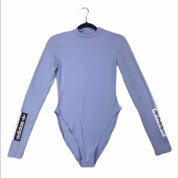 adidas Tops - --SOLD-- ADIDAS RYV bodysuit in periwinkle blue